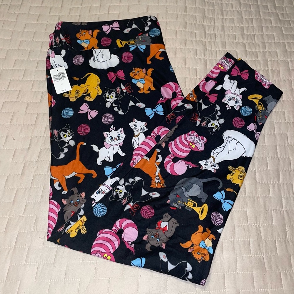 Disney Parks Aristocats Leggings Plus Size NEW